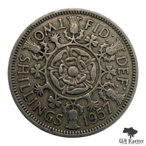 2 шилінги/ флоріна 1957 р. Єлизавета II Великобританія 🇬🇧