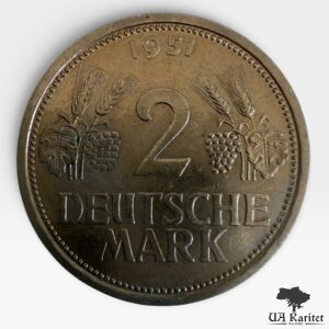 2 марки 1951 р. J ФРН Обігова Німеччина 🇩🇪 — фото 2
