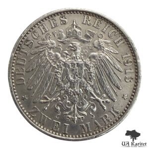 2 марки 1913 р. Пруссія 25 років правління Вільгельма II/ Мундир Німеччина 🇩🇪 — фото 2