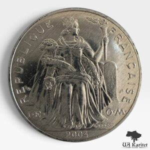 5 франків 2004 р. Французька Полінезія Обігова — фото 2
