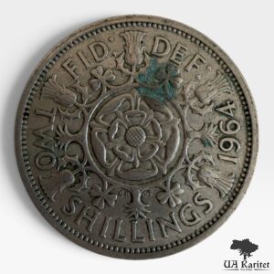 2 шилінги / флорин 1964 р. Королева Єлизавета II Великобританія 🇬🇧 — фото 2