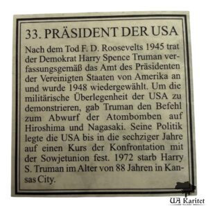 Медаль HARRY S. TRUMAN США 🇺🇸 — фото 4