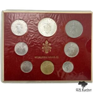 Набір монет 1973 р. Папа Павло VI Ватикан 🇻🇦