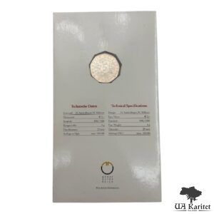 5 євро 2002 р. 250 років Шенбруннському зоопарку Австрія 🇦🇹 — фото 2