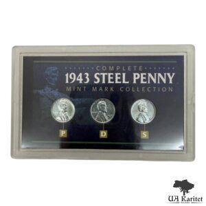 Набір монет 1943 р. P, D, S STEEL PENNY США 🇺🇸