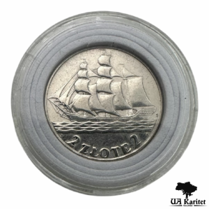 2 злотих 1936 р. 15 років морському порту Гдиня Польща 🇵🇱