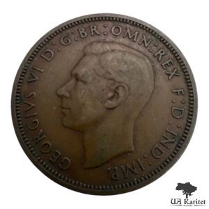 ½ пенні 1940 р. Король Георг VI Великобританія 🇬🇧 — фото 2