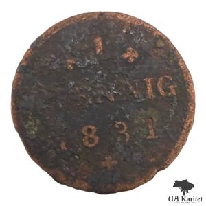 1 пфенінг 1831 р. Німеччина 🇩🇪