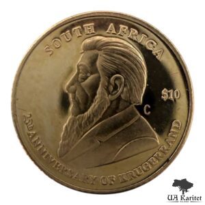 10 доларів 2005 р. 25 років Крюґерранду Ліберія 🇱🇷
