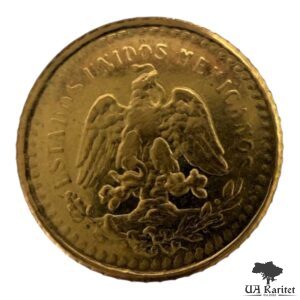 50 песо 1947 р. Рестрайк-міні “Centenario” Мексика 🇲🇽 — фото 2