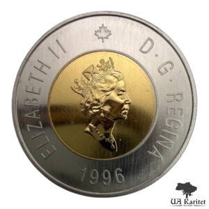 2 долара 1996 р. Королева Єлизавета II Toonie / Twonie Канада 🇨🇦 — фото 2