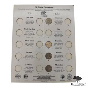 Неповний набір 50 State Quarters 2001-2002 США 🇺🇸 — фото 2