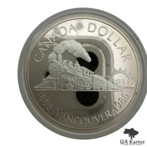 1 долар  1986 р. 100-річчя Ванкувера Канада 🇨🇦 — фото 2