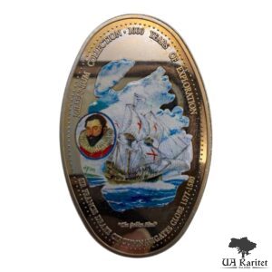 1000 квач 2000 р. 1000 років Географічних відкриттів – Френсіс Дрейк Замбія 🇿🇲