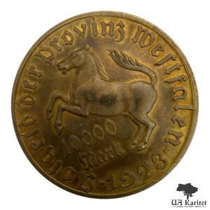 10000 марок 1923 р. Веймарська республіка Провінція Вестфалія Німеччина 🇩🇪 — фото 2