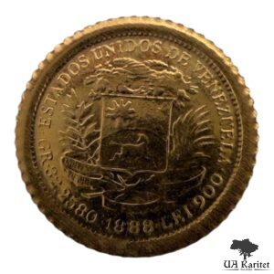 100 боліварів 1888 р. Рестрайк-міні Сполучені Штати Венесуели Венесуела 🇻🇪 — фото 2