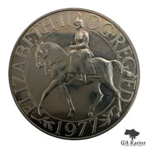 25 пенсів 1977 р. 25 років правління королеви Єлизавети II Великобританія 🇬🇧