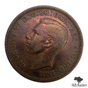 ½ пенні 1942 р. Король Георг VI 1937 – 1952 Великобританія 🇬🇧 — фото 2