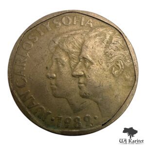 500 песет 1989 р. Хуан Карлос I і Софія Іспанія 🇪🇸