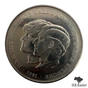 25 пенсів 1981 р. Весілля принца Чарльза і леді Діани Великобританія 🇬🇧