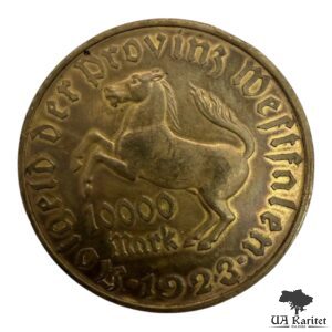 10000 марок 1923 р. Веймарська республіка Провінція Вестфалія Німеччина 🇩🇪 — фото 2