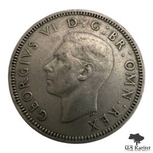1 шилінг 1950 р. Король Георг VI/Шотландський клейнод – лев, що сидить на короні Великобританія 🇬🇧 — фото 2