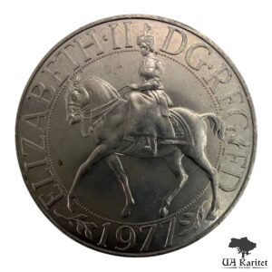 25 пенсів 1977 р. 25 років правління королеви Єлизавети II Великобританія 🇬🇧