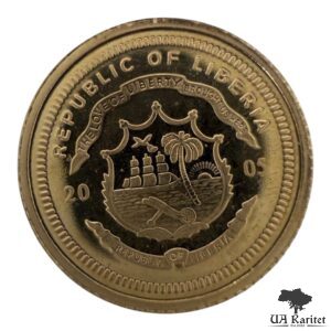 10 доларів 2005 р. 25 років Крюґерранду Ліберія 🇱🇷 — фото 2