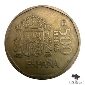500 песет 1989 р. Хуан Карлос I і Софія Іспанія 🇪🇸 — фото 2