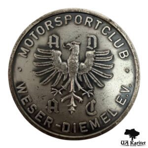 Медаль 1974 р. MOTORSPORTCLUB WESER-DIEMEL Німеччина 🇩🇪 — фото 2