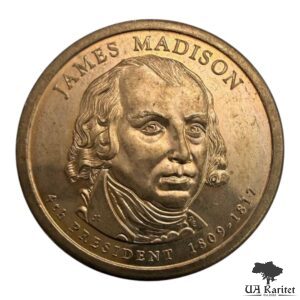 1 долар 2007 р. D 4-й Президент США – Джеймс Медісон (1809-1817) США 🇺🇸